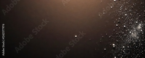 Wallpaper Mural Dark brown, coarse surface; scattered white particles, close up, rock, wallpaper Torontodigital.ca