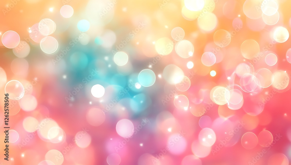 A vibrant gradient background with a spectrum of bright colors and sparkling bokeh lights creating a festive and cheerful atmosphere perfect for celebrations and design projects A vibrant gradient background with a spectrum of bright colors and sparkling bokeh lights creating a festive and cheerful atmosphere perfect for celebrations and design projects