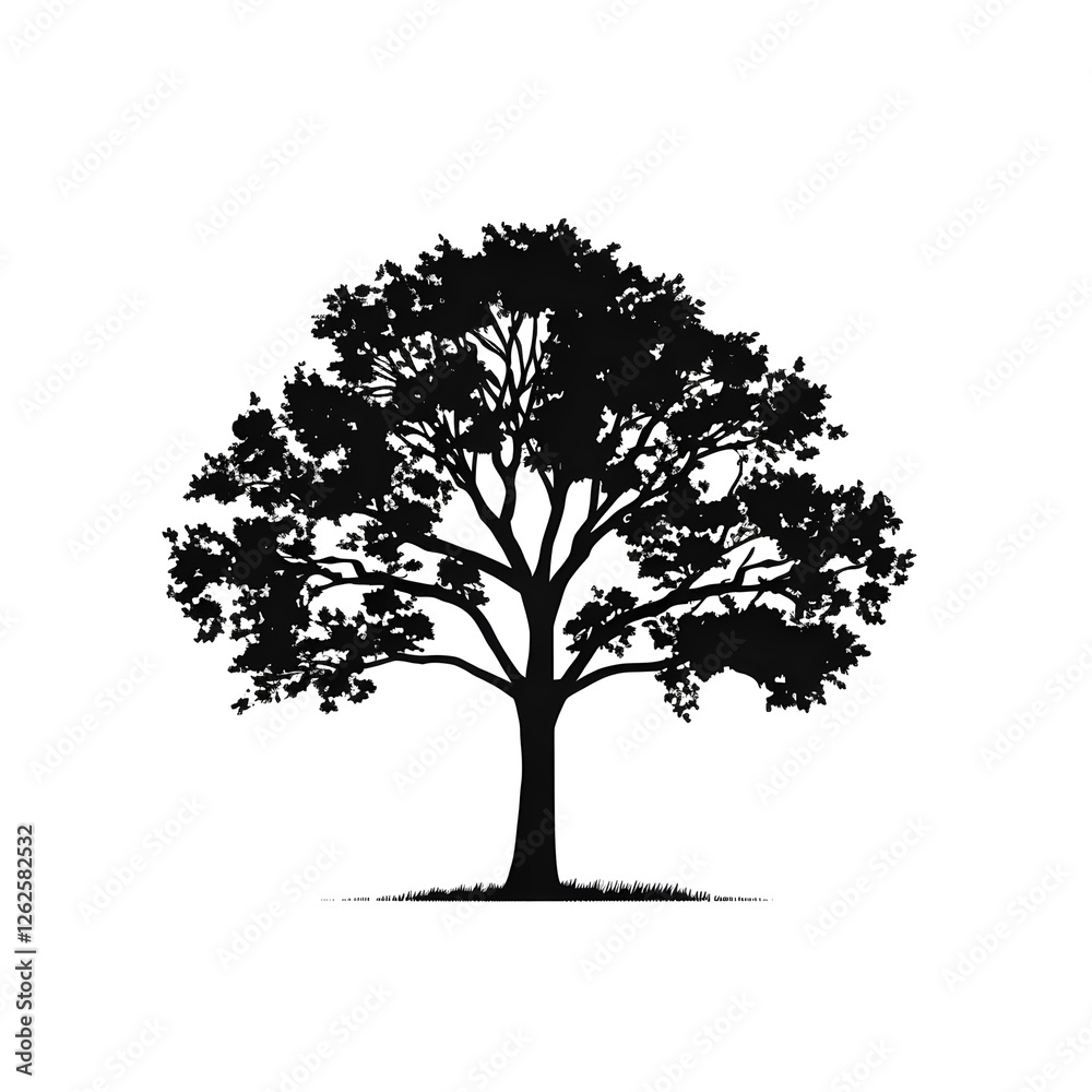 Obraz premium tree png silhouette