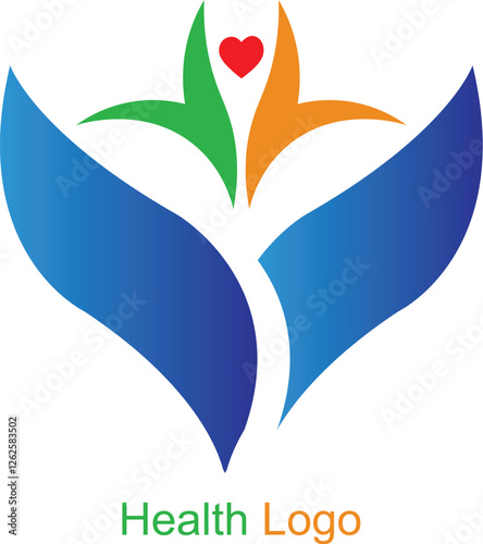 Wellness Clinic Logo, Natural Healthcare Logo, Medical Consultation Icon, Medical Logo Vector Template.
