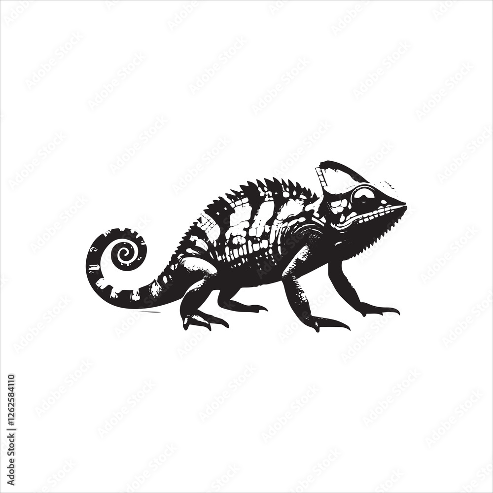 Fototapeta premium Why Chameleons Have Unique Eyes and How They Work