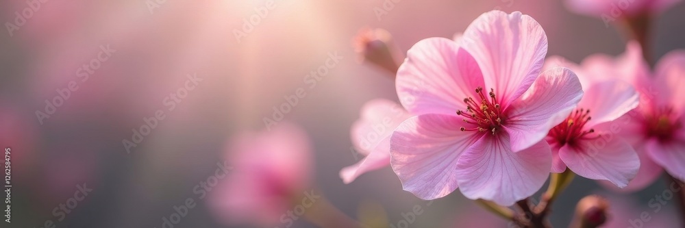 Delicate pink flower cluster, ethereal soft focus, petals, bokeh, pink Delicate pink flower cluster, ethereal soft focus, petals, bokeh, pink