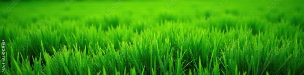 Dense emerald grass patch, perfectly cut, clean background , detail, green Dense emerald grass patch, perfectly cut, clean background , detail, green