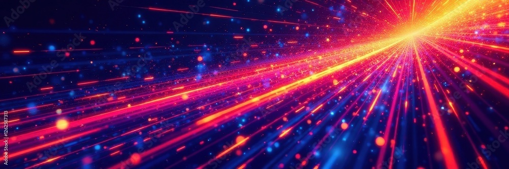 Obraz premium Dynamic halftone gradient, abstract speed lines pattern, art, isolated, abstract