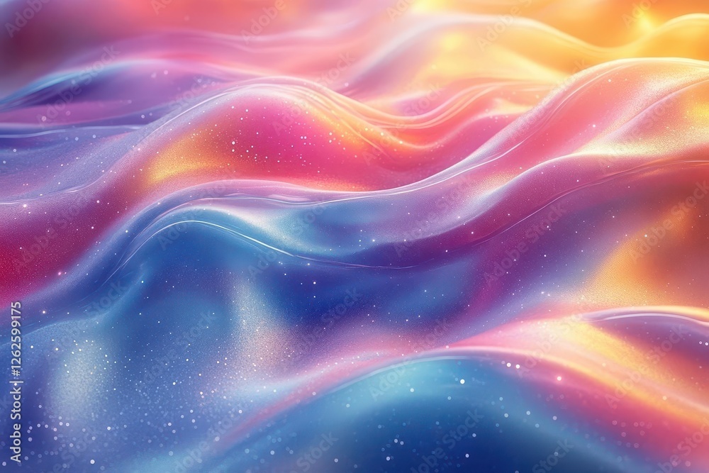 holographic y2kinspired abstract background with flowing liquid pastels rainbow iridescent ripples and retro tech aesthetic holographic y2kinspired abstract background with flowing liquid pastels rainbow iridescent ripples and retro tech aesthetic