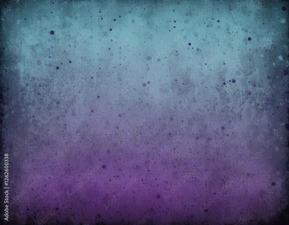 Obraz premium grunge duoton texture with dots, purple and blue background, abstract design