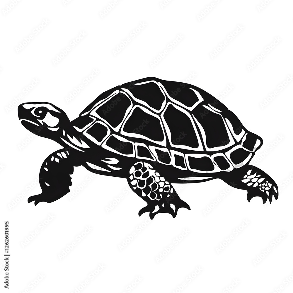 Fototapeta premium turtle silhouette