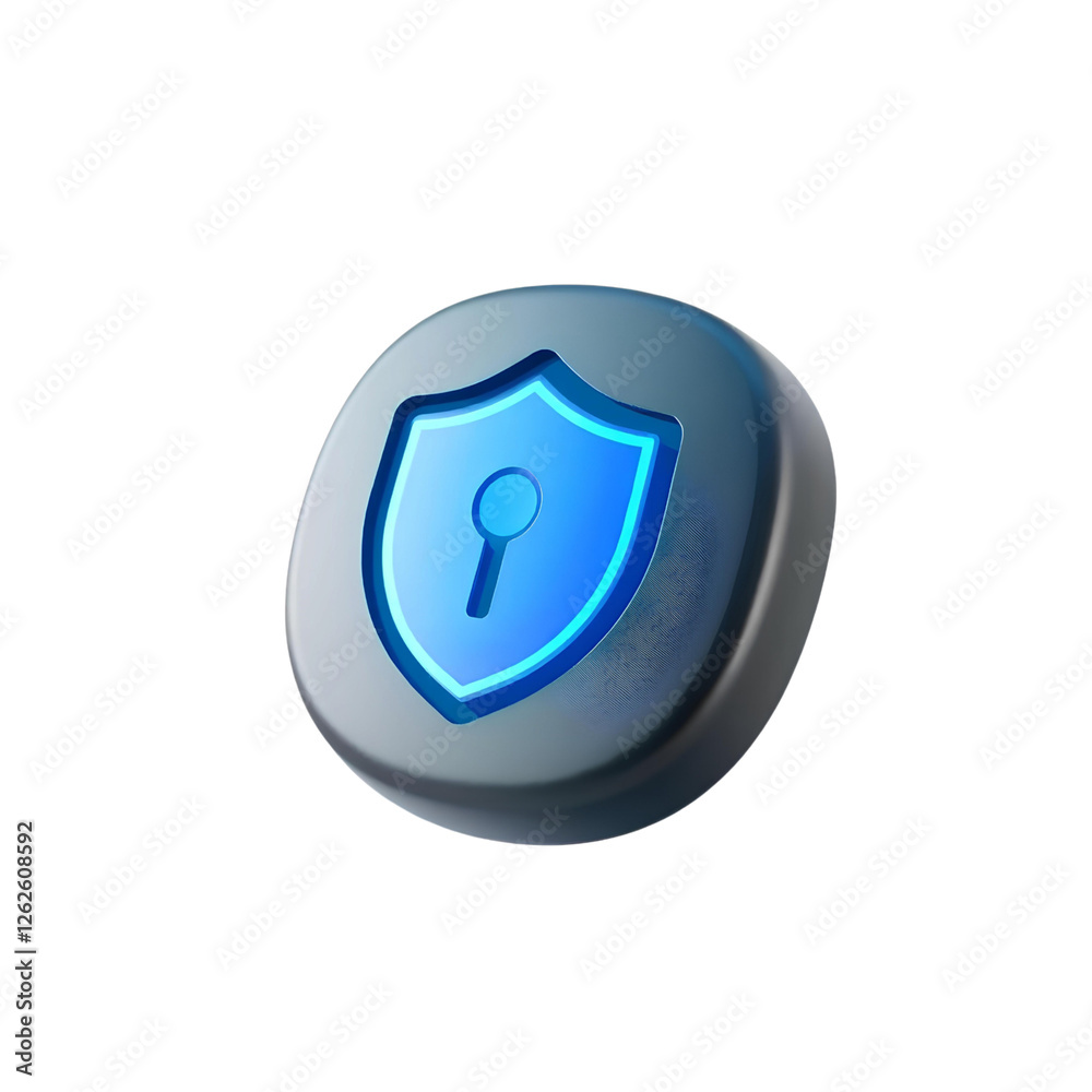 high quality png of a blue security shield with a padlock symbol, isolated on transparent background high quality png of a blue security shield with a padlock symbol, isolated on transparent background