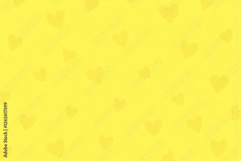 small yellow hearts on bright yellow background in seamless pattern small yellow hearts on bright yellow background in seamless pattern