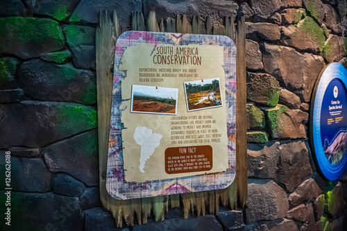 The Earth does not belong to us: we belong to the Earth, Georgia Aquarium, Atlanta, Georgia, United States of America photo