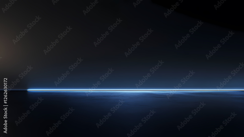 Mysterious Blue Beam on a Dark Background Mysterious Blue Beam on a Dark Background