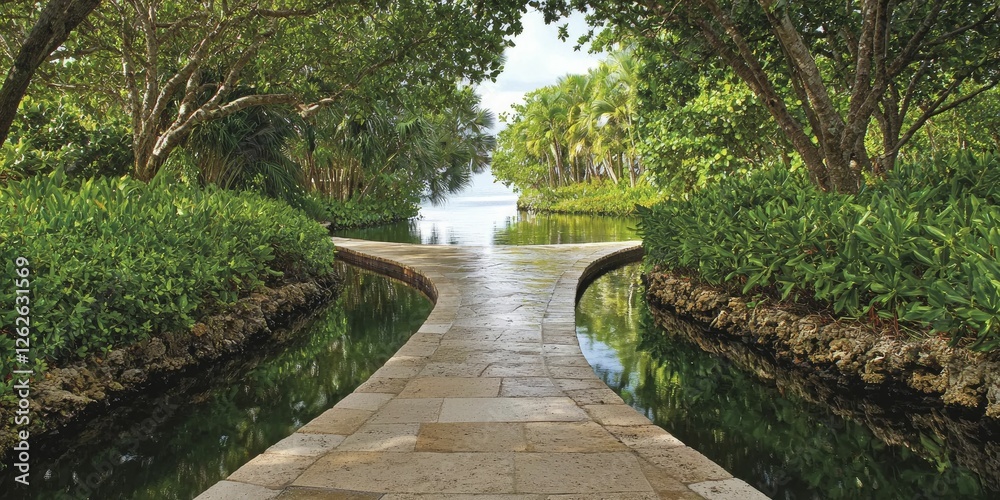 Work-life balance solutions nature retreat featuring tranquil outdoor workspace, vibrant greenery, and soothing water elements promoting peace and efficiency. Work-life balance solutions nature retreat featuring tranquil outdoor workspace, vibrant greenery, and soothing water elements promoting peace and efficiency.