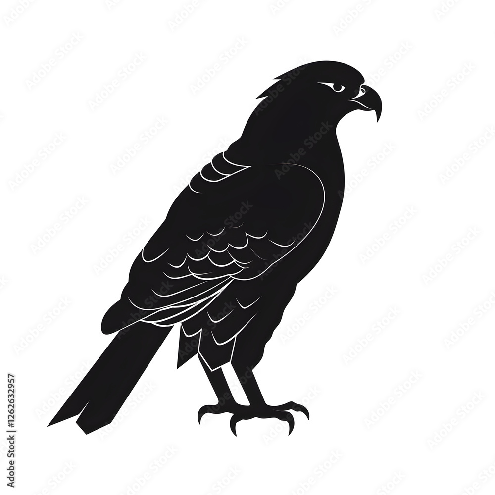 Fototapeta premium falcon silhouette