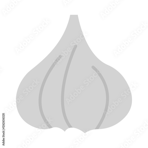 Garlic flat icon