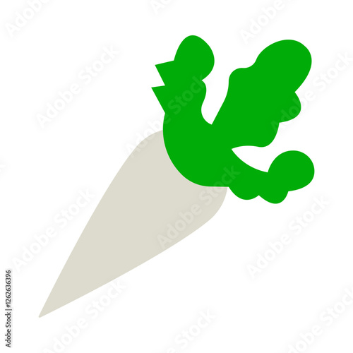 Radish flat icon