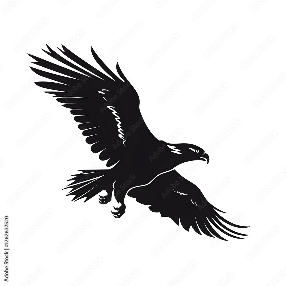 Obraz premium eagle silhouette