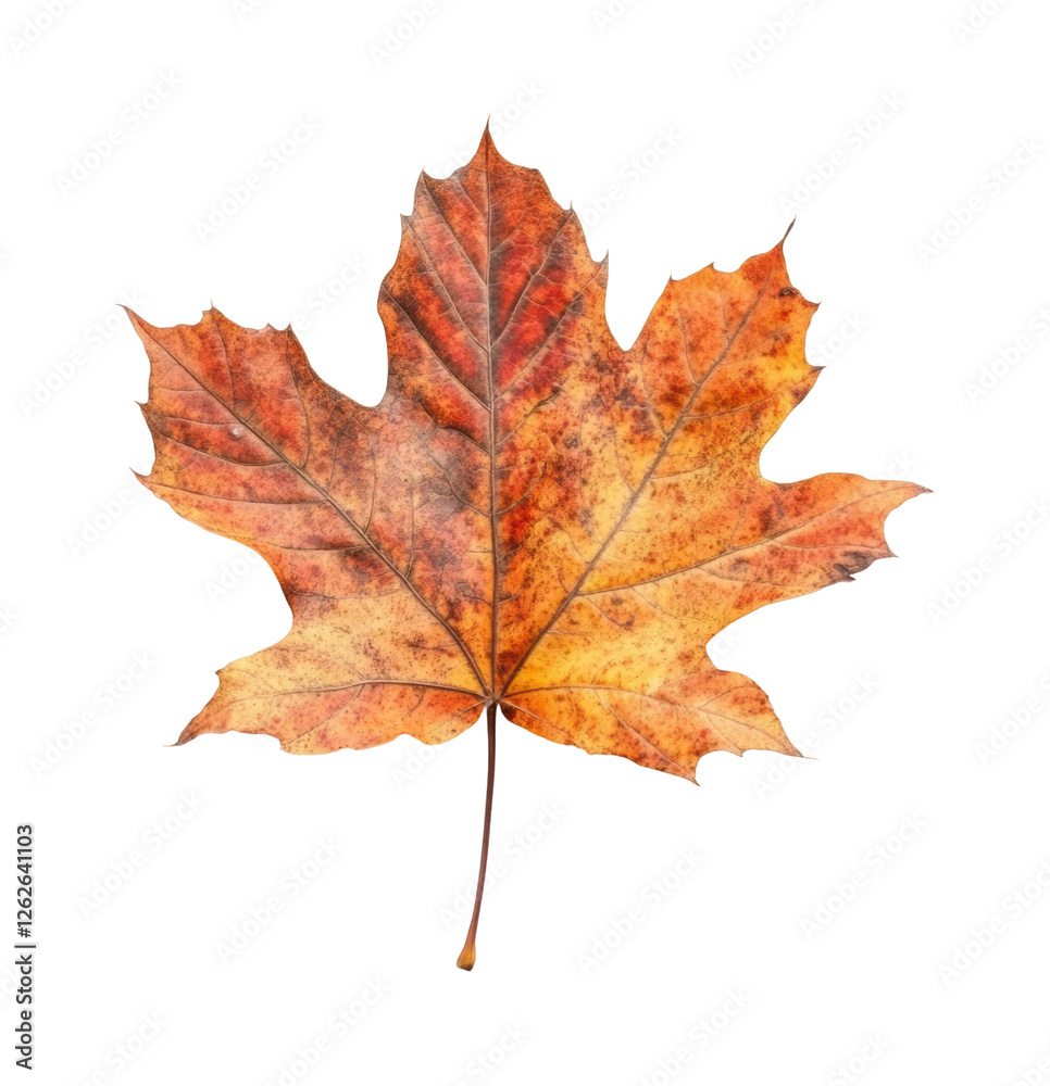 Autumn leaf nature isolated on transparent background Autumn leaf nature isolated on transparent background