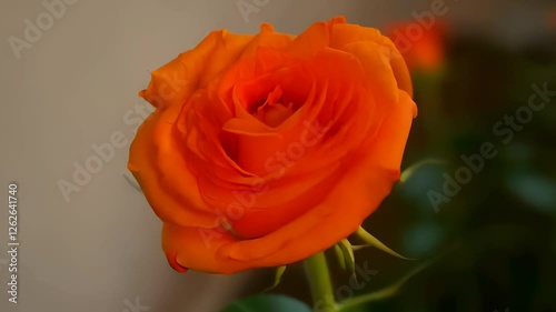 Video Player Interface Displaying a Colorful Spiral