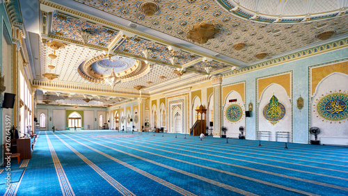 Interior of Hazrati Imam Mosque in Tashkent photo