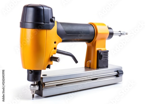 brad nailer isolated on a white background