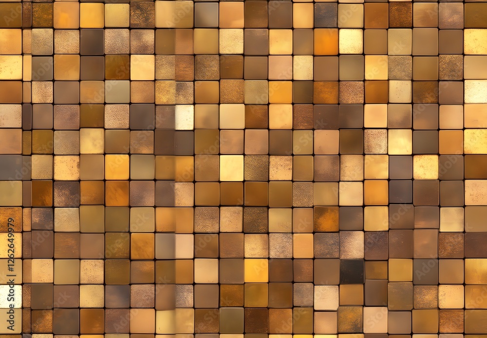 Shimmering Gold Mosaic: A Luxurious Textured Pattern Shimmering Gold Mosaic: A Luxurious Textured Pattern