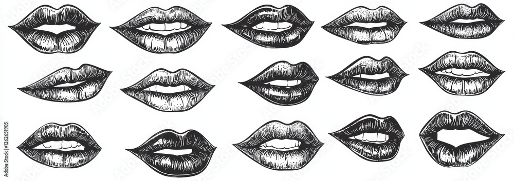 A grunge punk Y2K collage design featuring a scream with lips and mouth in a monochrome photocopy effect. The elements are styled in a stipple halftone brutalist retro design, ideal for a modern A grunge punk Y2K collage design featuring a scream with lips and mouth in a monochrome photocopy effect. The elements are styled in a stipple halftone brutalist retro design, ideal for a modern