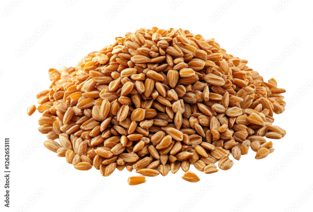 Farm grain piles in agriculture isolated on transparent background Farm grain piles in agriculture isolated on transparent background