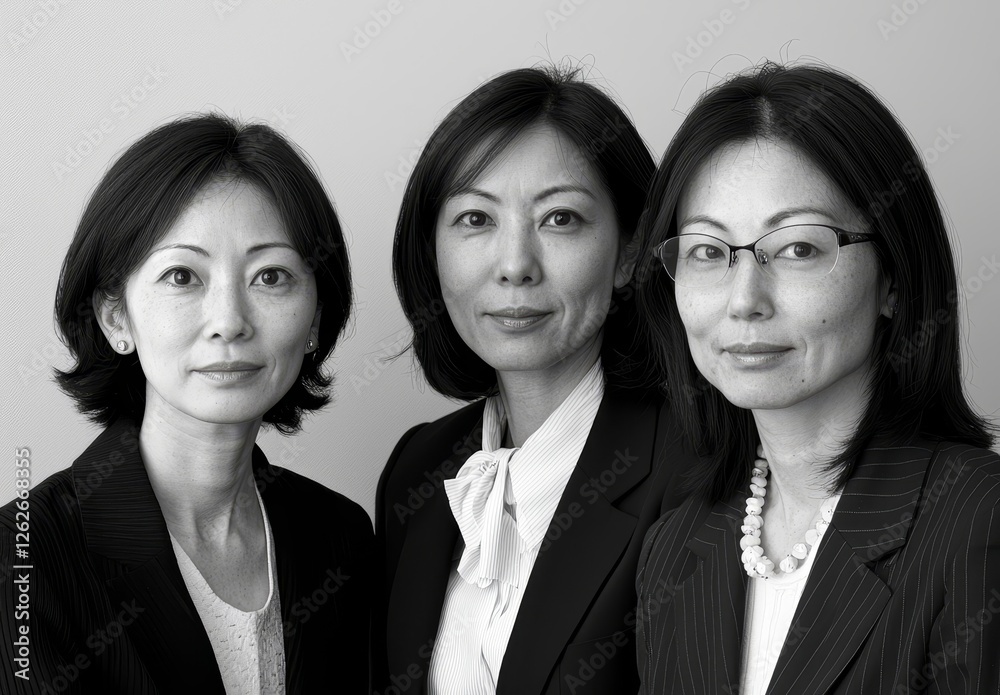 Asian woman in professional clothes, depicted as a front desk manager or concierge, with a transparent background. Stock Asian woman in professional clothes, depicted as a front desk manager or concierge, with a transparent background. Stock
