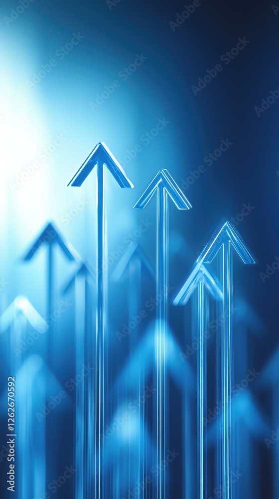 A series of upward-pointing arrows in blue tones, symbolizing growth, progress, and success. A series of upward-pointing arrows in blue tones, symbolizing growth, progress, and success.