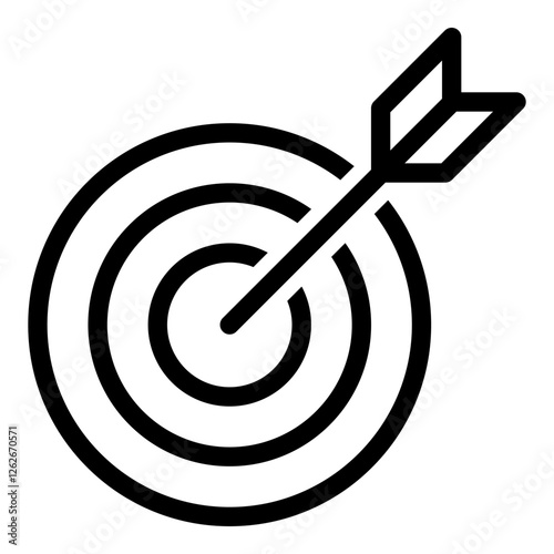 Target icon on white background