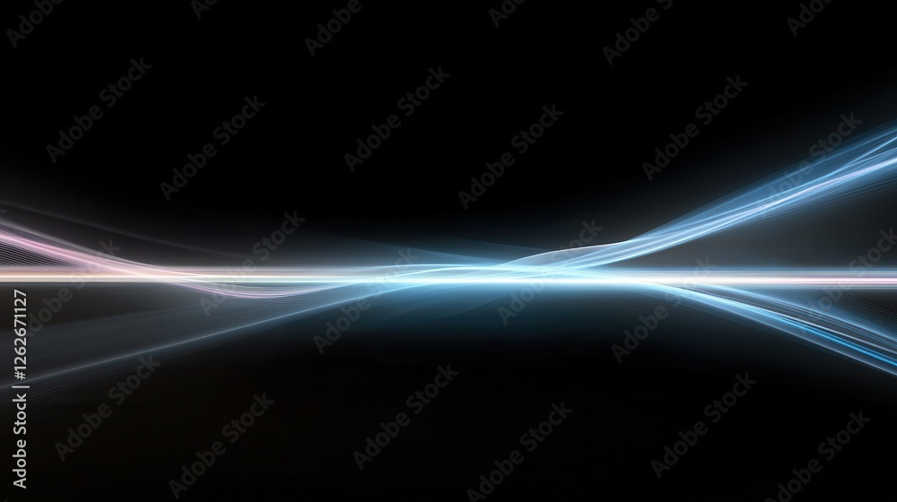 A mesmerizing visual of light waves intersecting against a dark backdrop, creating a sense of depth and motion. A mesmerizing visual of light waves intersecting against a dark backdrop, creating a sense of depth and motion.
