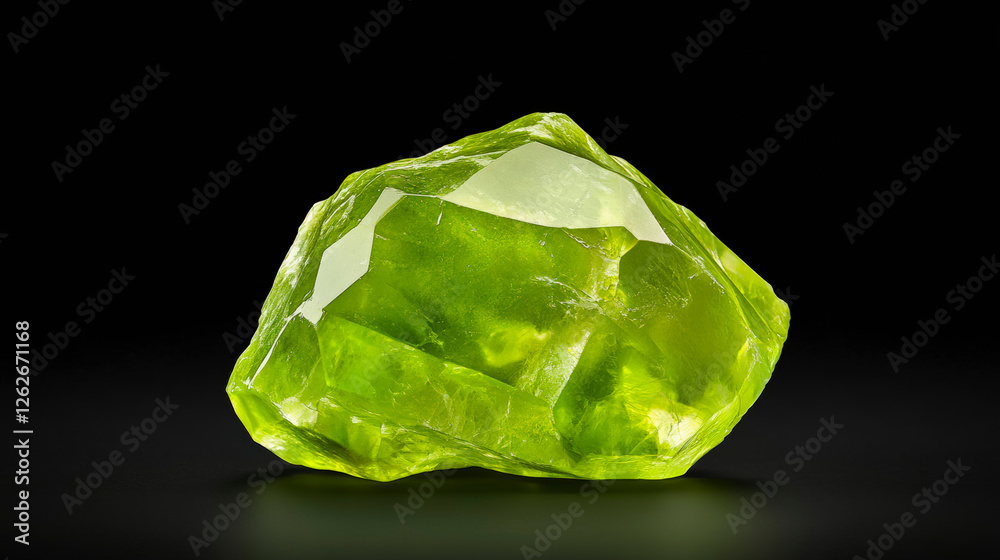 Explore the vivid beauty of a raw peridot gemstone, showcasing its striking green hues and natural crystal formations. Explore the vivid beauty of a raw peridot gemstone, showcasing its striking green hues and natural crystal formations.