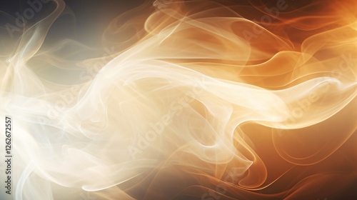 Ethereal Light Background with Delicate Puffs