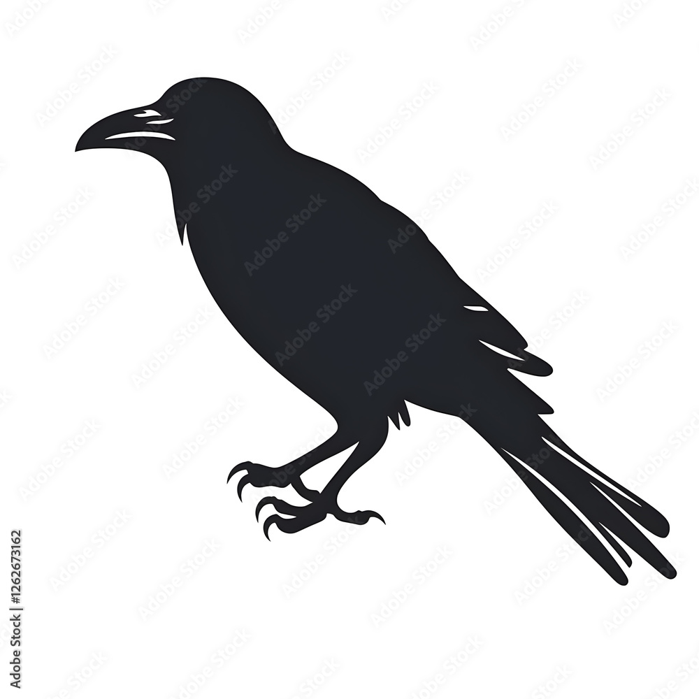 Fototapeta premium raven silhouette