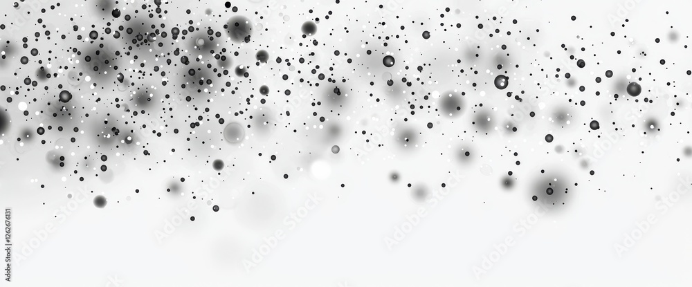 Obraz premium Dirt and dust particles on white distressed texture with a grunge finish, on a transparent background