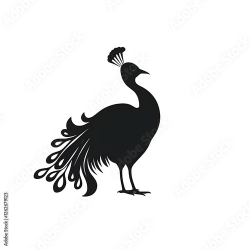 peacock silhouette