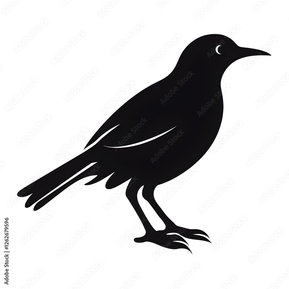 Obraz premium bird clipart silhouette