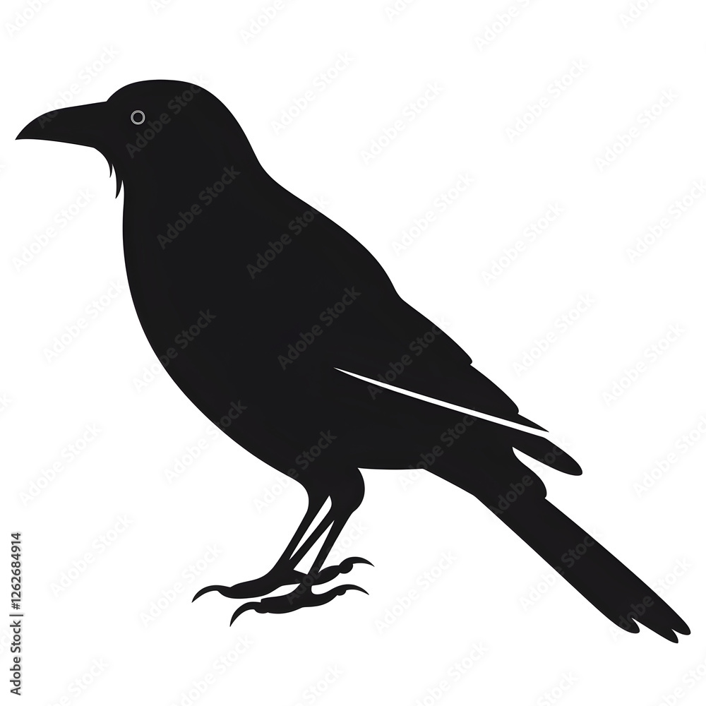Obraz premium crow silhouette