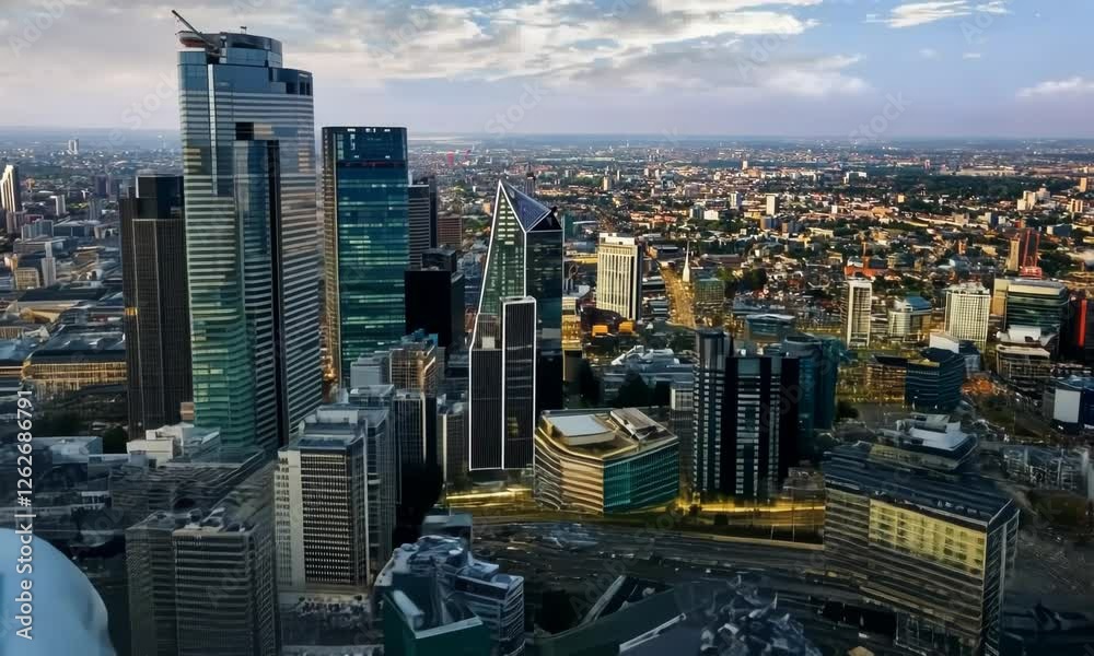 Time-lapse of sunset in the City of London Time-lapse of sunset in the City of London