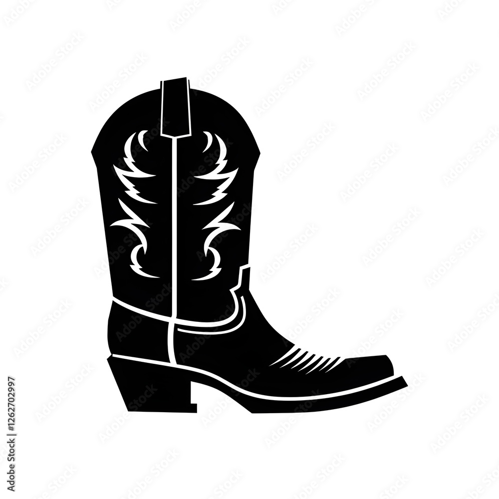 cowboy boots silhouette