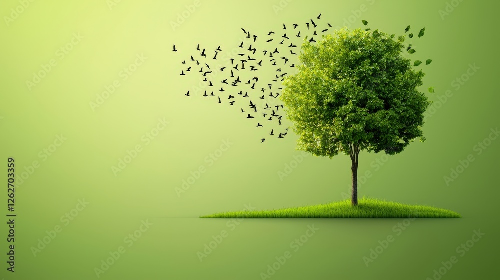 A graphic showing the benefits of tree coverage in reducing urban smog. A graphic showing the benefits of tree coverage in reducing urban smog.