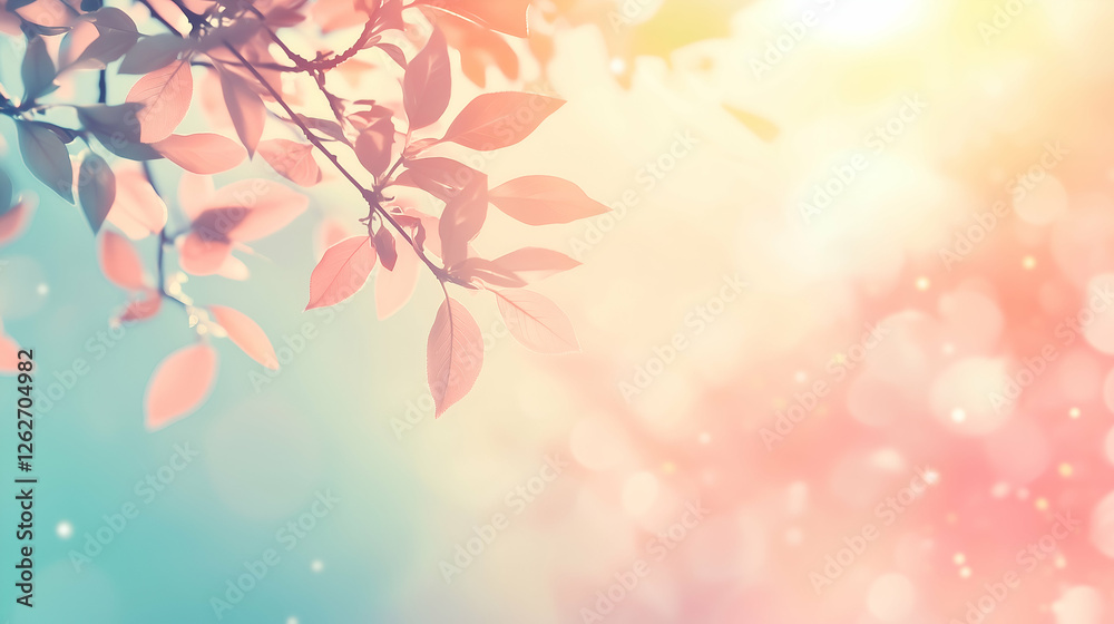 Cheerful spring banner on a pastel background with ample copy space, evoking the warm glow of early spring sunshine for ads. Cheerful spring banner on a pastel background with ample copy space, evoking the warm glow of early spring sunshine for ads.