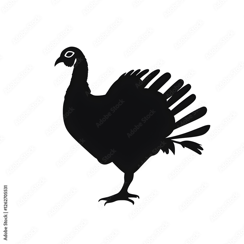 Fototapeta premium turkey silhouette