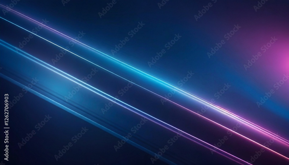 Dark blue abstract gradient background with ultraviolet neon glow, blurry light lines and waves Dark blue abstract gradient background with ultraviolet neon glow, blurry light lines and waves