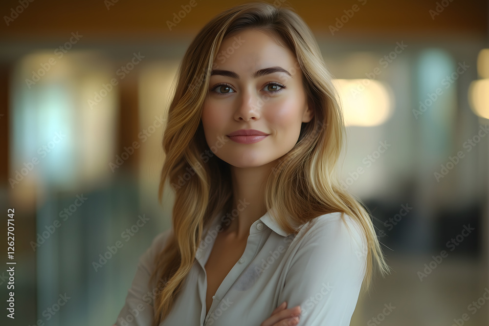 Obraz premium Professional in Corporate Setting
