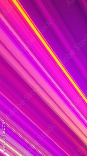 Wallpaper Mural Vibrant Neon Light Streaks on a Purple Background. Technology, Illumination Torontodigital.ca