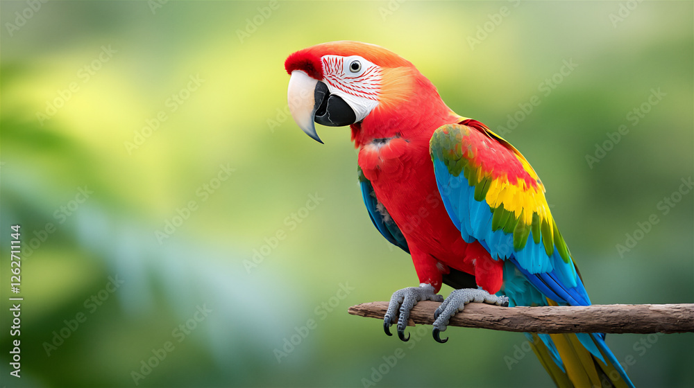 Obraz premium parrot's beak's exotic bloom