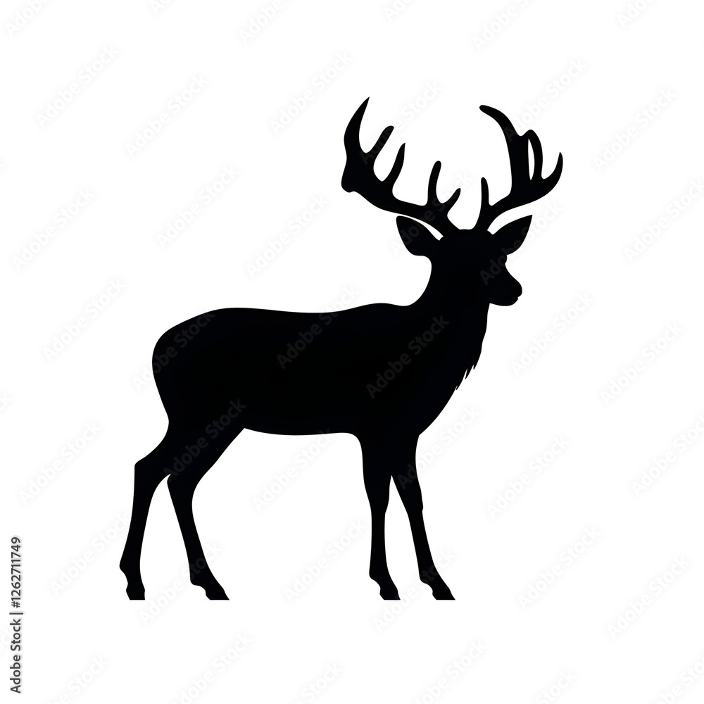 Fototapeta premium whitetail silhouette