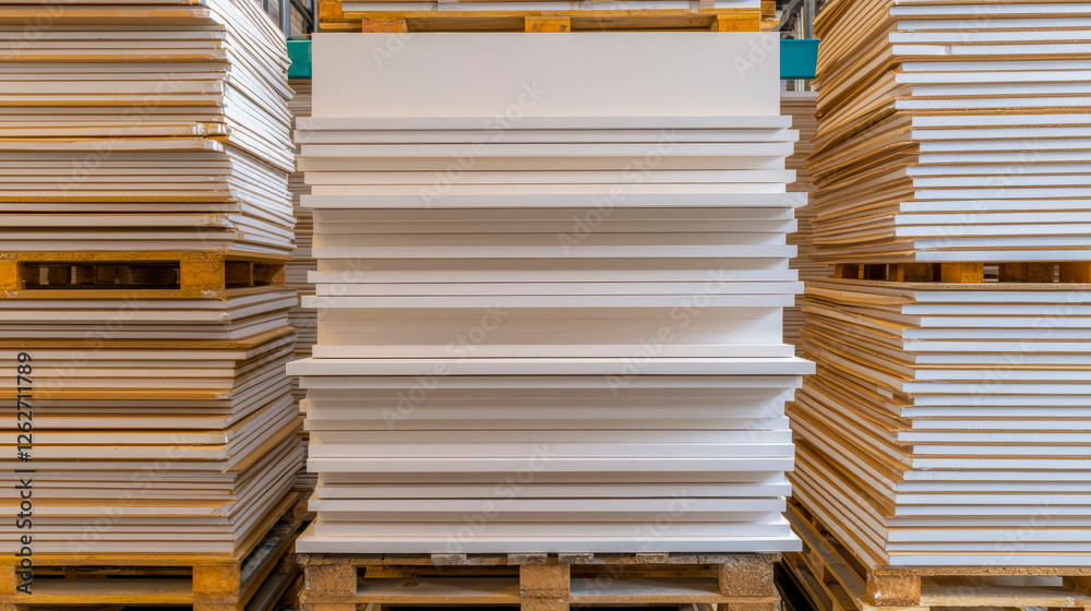 High-quality plywood sheets stacked in a warehouse. Shop durable, versatile plywood materials perfect for construction and woodworking projects. High-quality plywood sheets stacked in a warehouse. Shop durable, versatile plywood materials perfect for construction and woodworking projects.