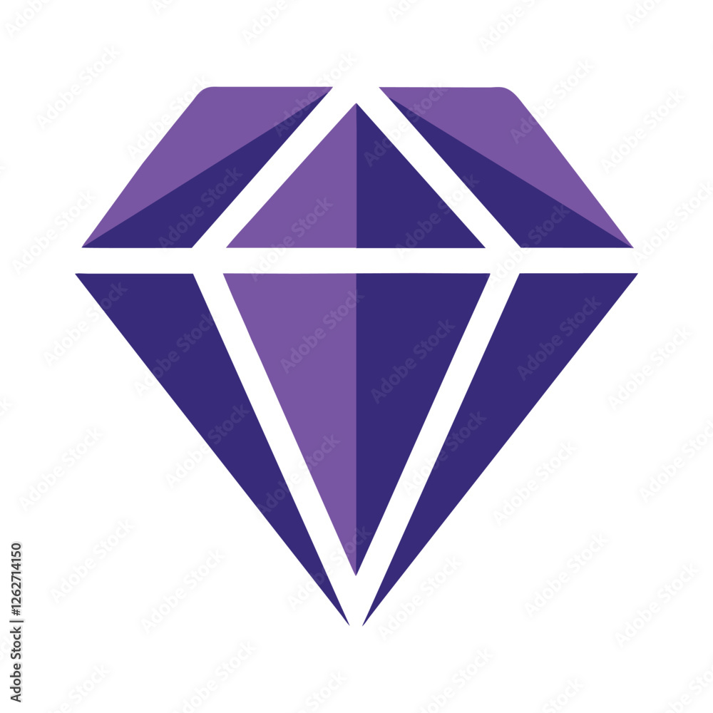 Diamond vector illustration icon 2 Diamond vector illustration icon 2